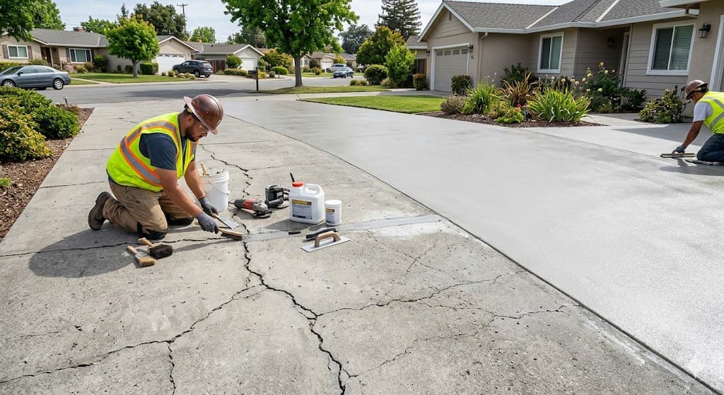 Concrete repair — concrete contractor (~50 mi of Morgan Hill, CA)