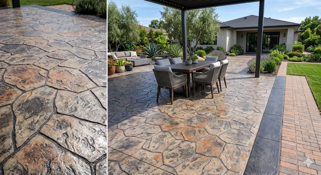 Stamped concrete — concrete contractor (~50 mi of Morgan Hill, CA)